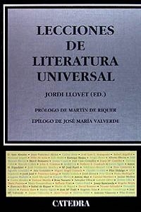 LECCIONESDELITERATURAUNIVERSAL - LLOVETJORDI (CATEDRA) - HIPERnatural.COM