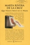 BOLSILLO/QUEVEINTEAOSNOESNADA46. - RIVERADELACRUZMARTA (ESPASACALPE) - HIPERnatural.COM
