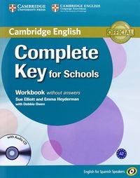 COMPLETEKEYFORSCHOOL(WB-KEY+CD)SPANISHSPEAKERS(14) (CAMBRIDGE) - HIPERnatural.COM