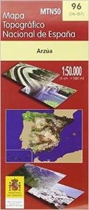 MAPATOPOGRAFICOARZUA.(1:50.000)(96) (IGN.INSTITUTOGEOGRAFICONAC.) - HIPERnatural.COM