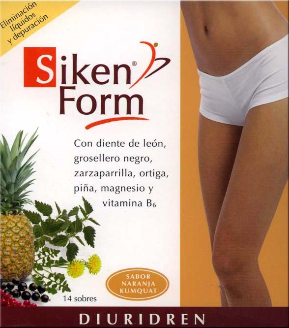 SikenForm-Eliminarlquidosytoxinas-Diuridren-Diafarm-sobres (DIAFARM)