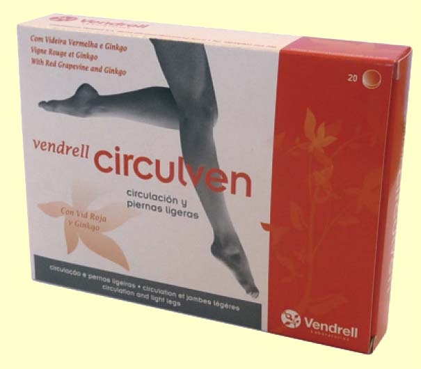 Circulven-circulacinypiernasligeras-LaboratoriosVendrell-20cpsulas (Vendrell)