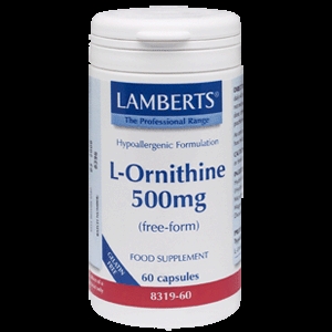 L-ORNITINAHCl500mg.60cap. (Lamberts)