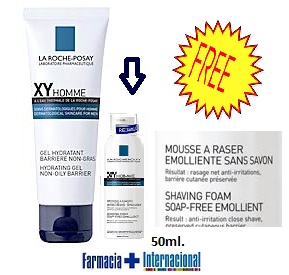 LaRochePosayXYHommeGelHidratanteBarreranoGrasa70ml. (HIPERnatural.COM)