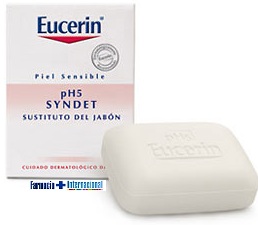 Cartas credenciales frio residuo Eucerin Piel Sensible pH5 Syndet Jabon 100ml. (ENS) - HIPERnatural.COM