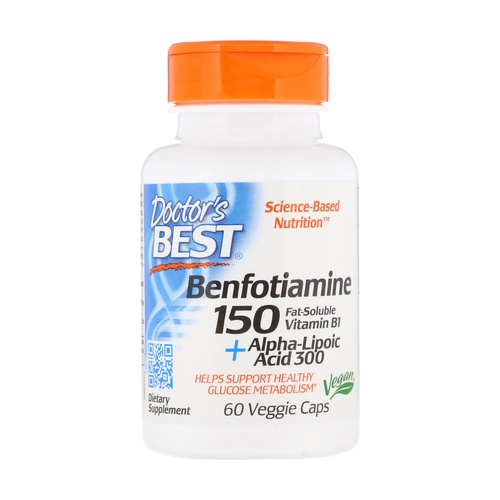 Benfotiamina150+́cidoalfa-lipoico300 (Doctor's Best)